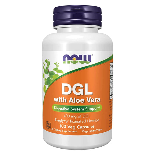 DGL with Aloe Vera - 100 Veg Capsules