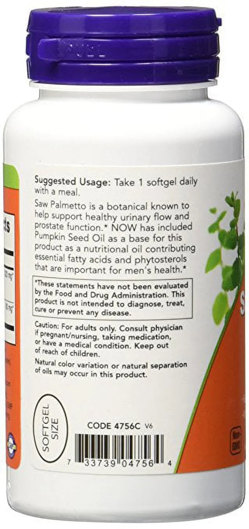 Foods - Saw Palmetto Extract 320 Mg 90 Veggie Softgels (Pack of 2)