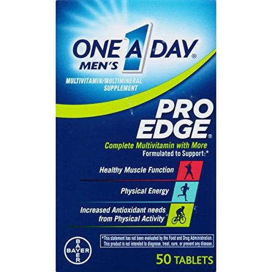 Men'S Pro Edge Multivitamin, 50-Tablet Bottle (Pack of 4)