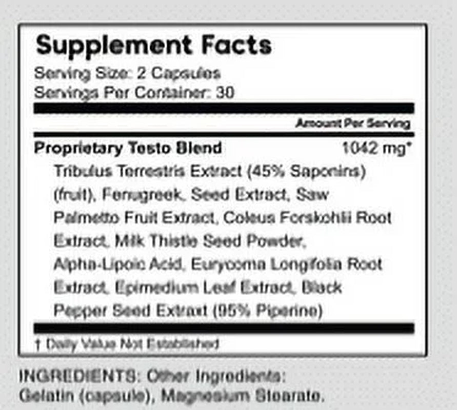 (Single) Extreme Vitality - Extreme Vitality Increases Energy & Libido Capsules