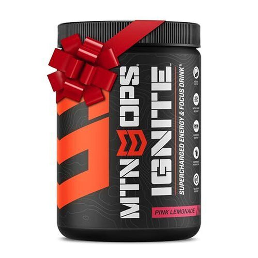 MTN OPS Ignite Supercharged Energy Drink Mix 45-Serving Tub, Pink Lemonade