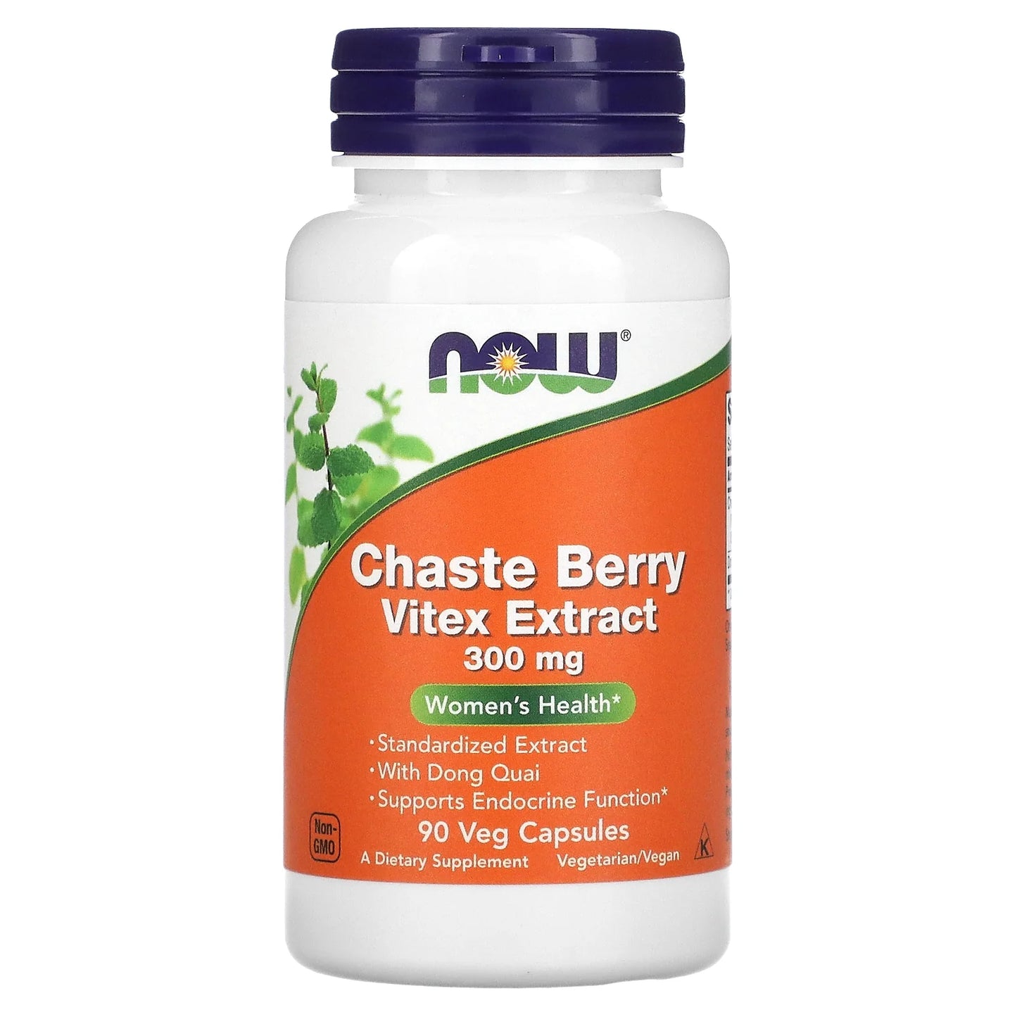 Supplements, Chaste Berry Vitex Extract 300 Mg with Dong Quai, Women'S Health*, 90 Veg Capsules