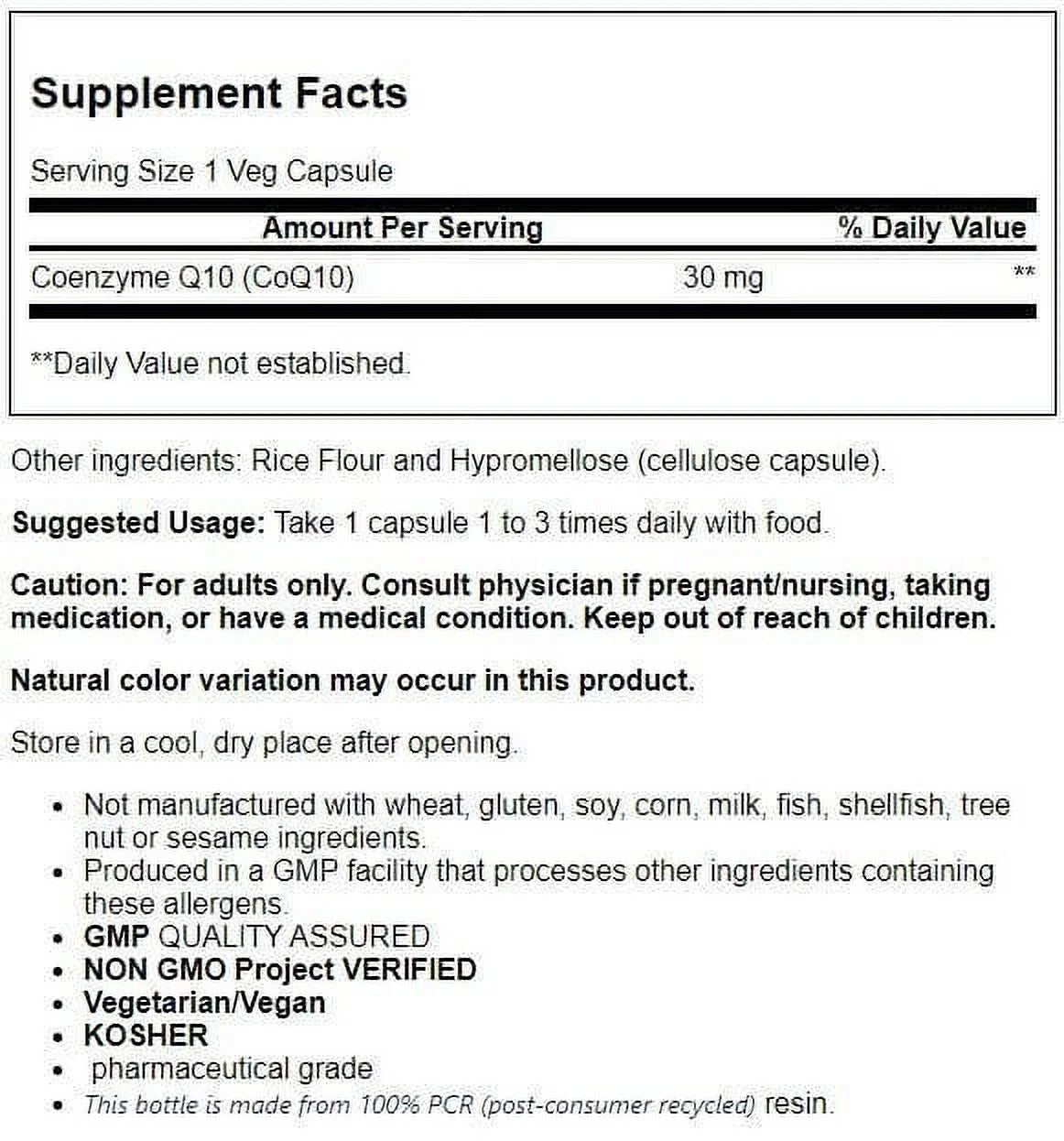 Coq10 30 Mg by  - 240 Vcaps