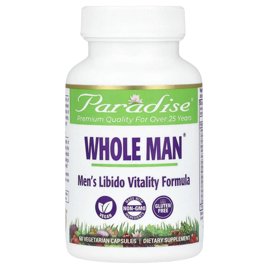 Whole Man, Men'S Libido Vitality Formula, 60 Vegetarian Capsules