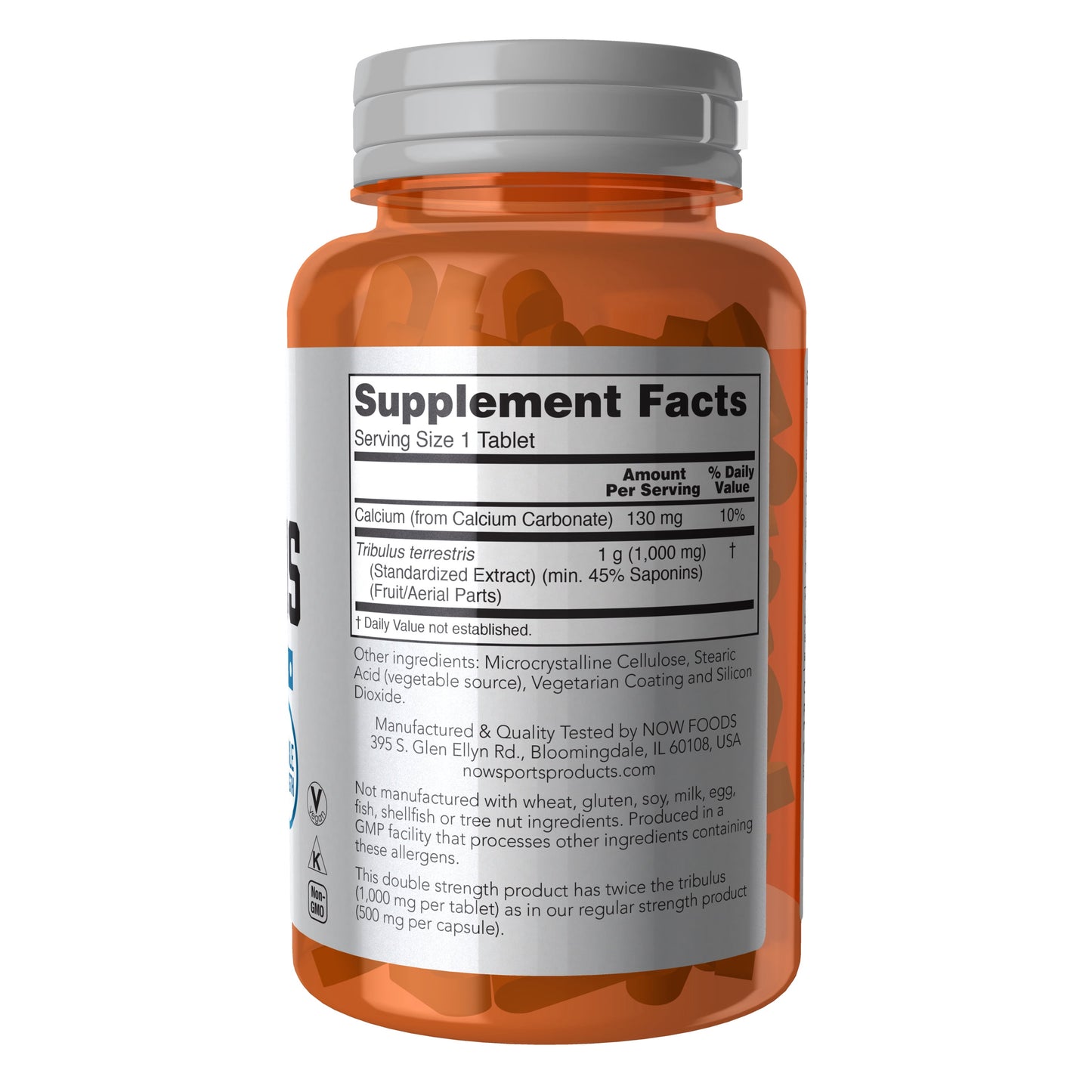 Sports Nutrition, Tribulus (Tribulus Terrestris) 1,000 Mg, Double Strength, 90 Tablets