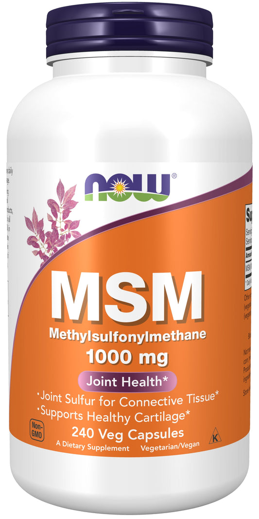Supplements, MSM (Methylsulfonylmethane) 1,000 Mg, Joint Health*, 240 Veg Capsules