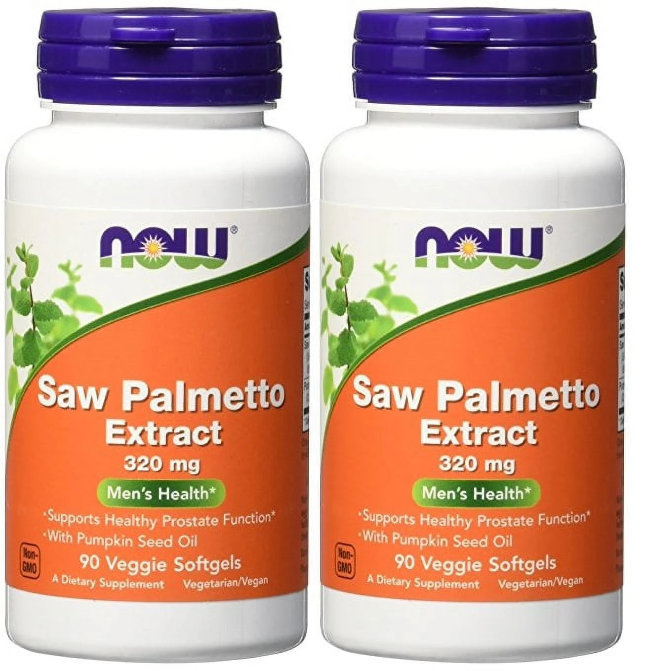 Foods - Saw Palmetto Extract 320 Mg 90 Veggie Softgels (Pack of 2)