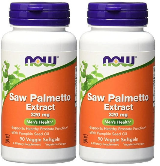 Foods - Saw Palmetto Extract 320 Mg 90 Veggie Softgels (Pack of 2)