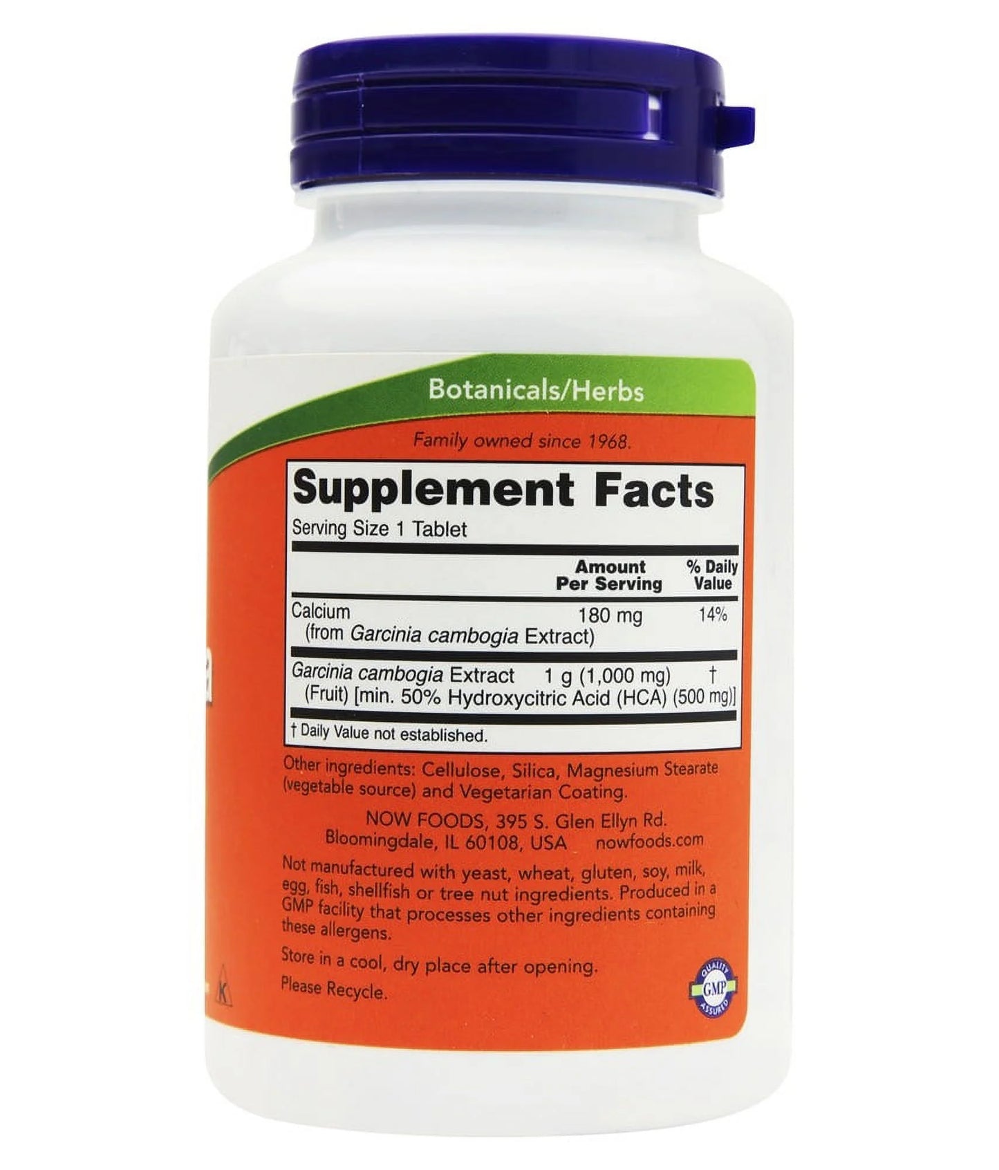 Foods Garcinia Cambogia Metabolism Support Weight Loss Tablets, 1000 Mg., 120 Ct.