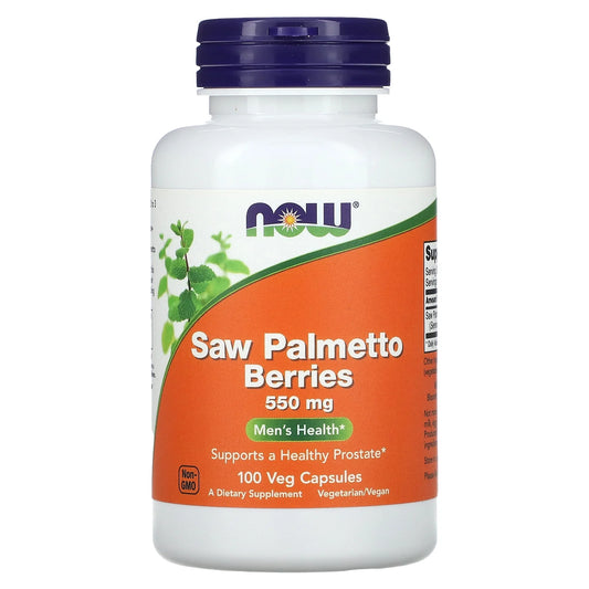 Foods Saw Palmetto Berries, Men'S Health, 550 Mg, 100 Veg Capsules