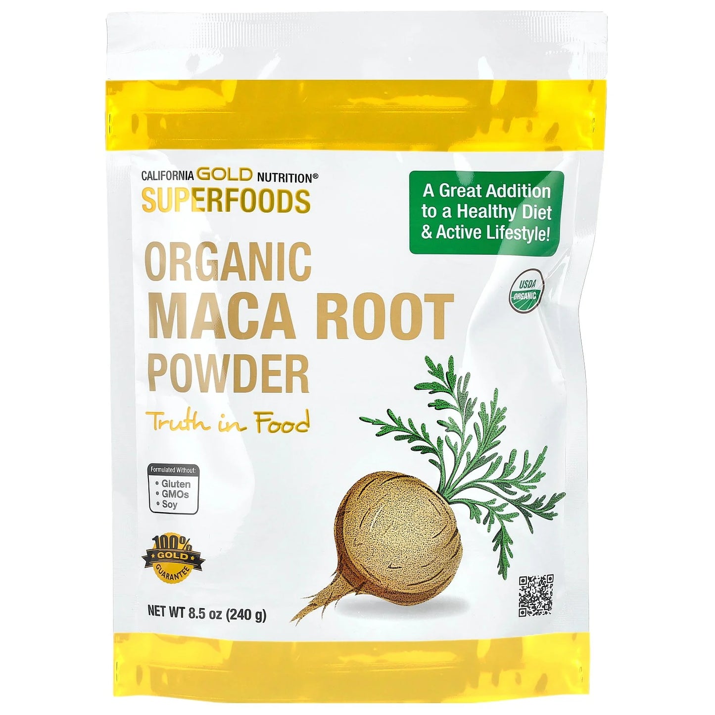 Superfoods, Organic Maca Root Powder, 8.5 Oz (240 G)