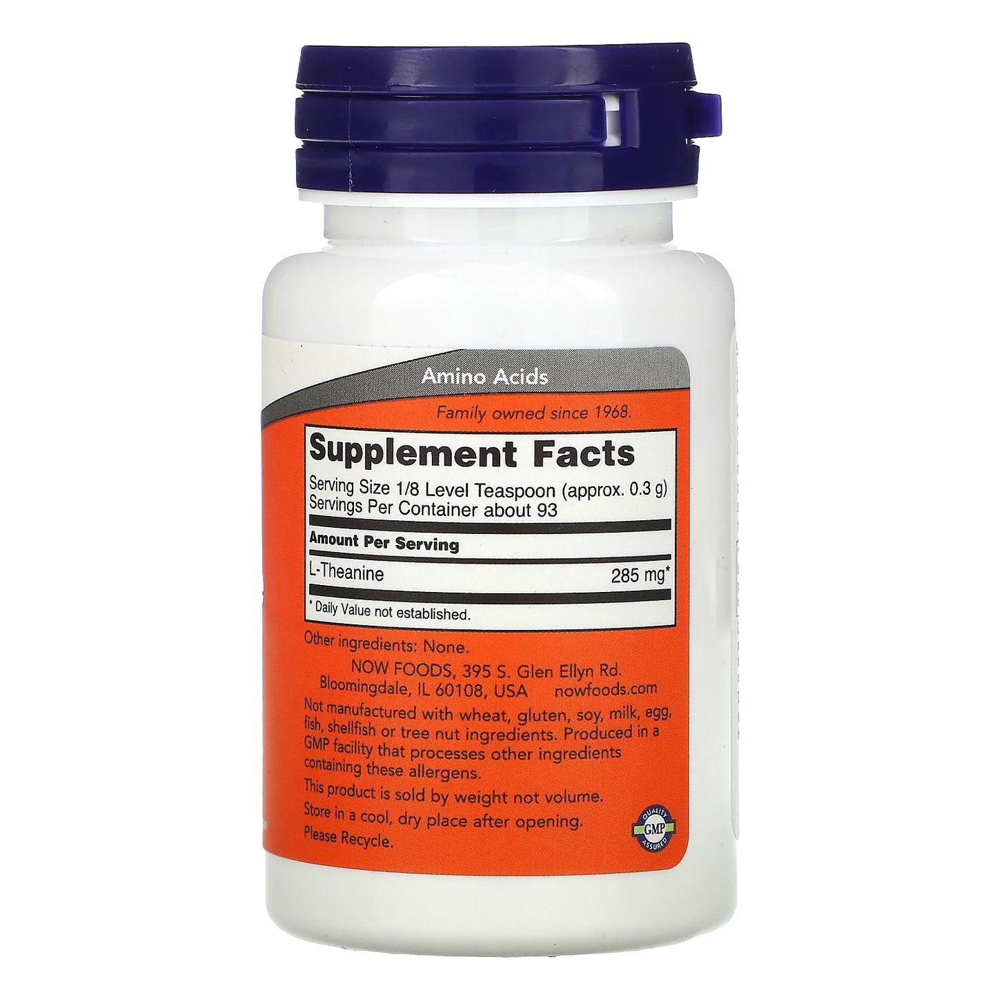 Foods - L-Theanine Pure Powder - 1 Oz.