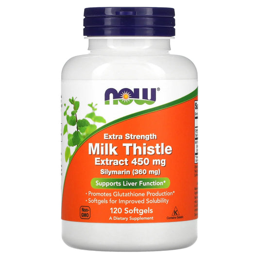 Milk Thistle Extract, Extra Strength, 450 Mg, 120 Softgels