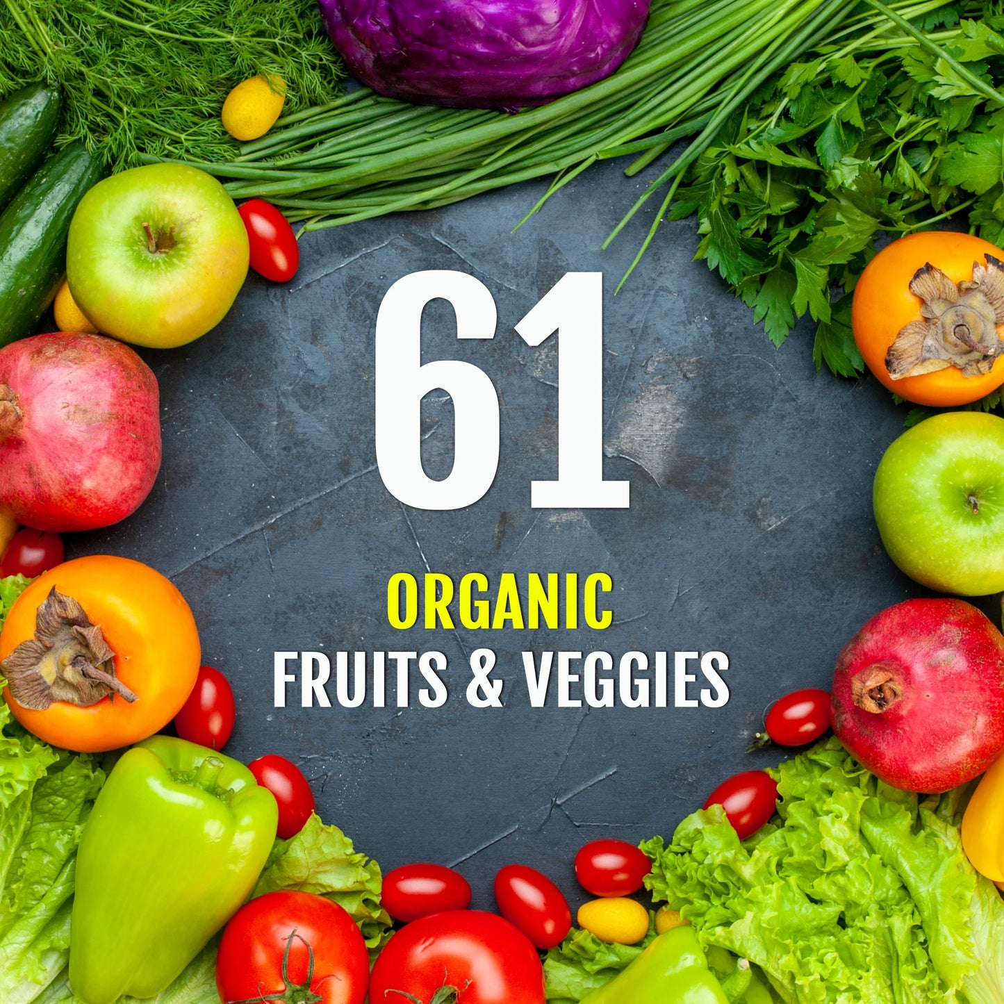Organic Fruits and Veggies Supplement - Support Diet Balance, Body Cleanse & Energy - 480 Fruits and Super Greens Capsules from Nature - Fruit and Vegetable Supplements for Adults &